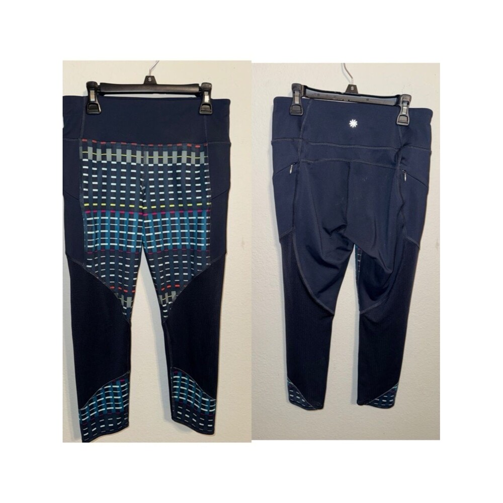 Athleta  Women's Blue and Pink Leggings